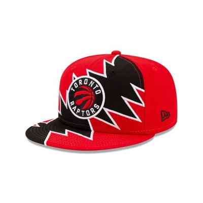 Black Toronto Raptors Hat - New Era NBA Flash 9FIFTY Snapback Caps USA1524083